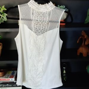 Lace Express high neck top